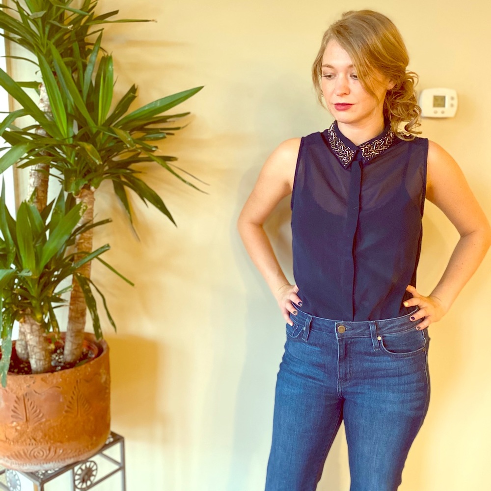 Urban Outfitters Lush Button Up Top